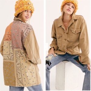 NWT Free People We The Free Swept Up Shacket